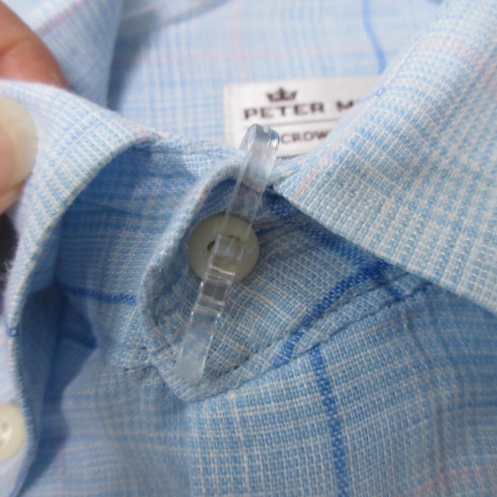 Peter Millar Crown Cool 100% Linen Button Up Shirt - Picture 3 of 11